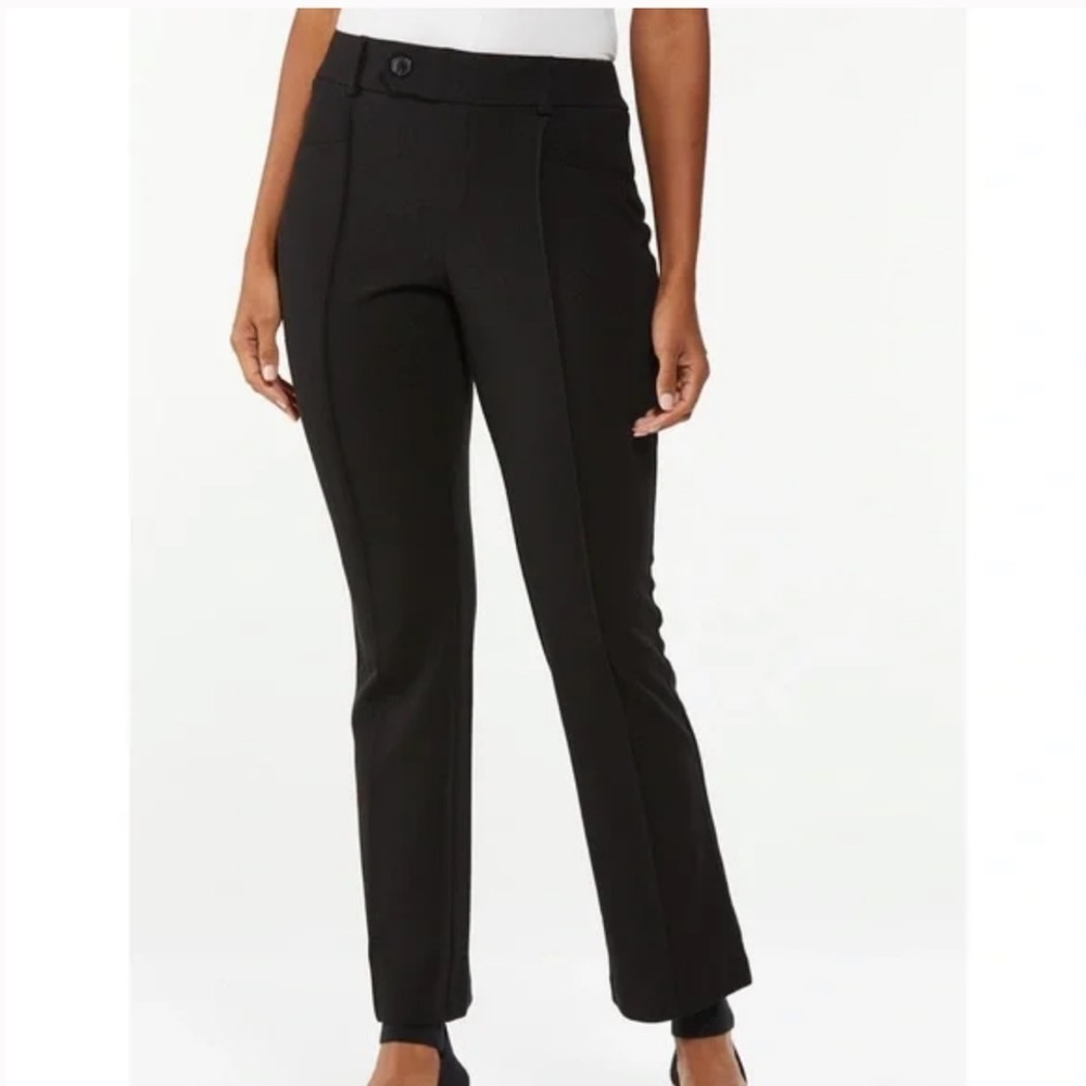 Petite Pintucked Trouser Pants